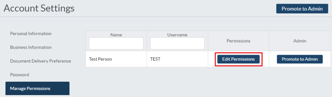 edit permission button in oa