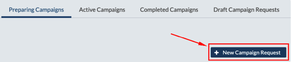 Save a campaign request draft in Online Access