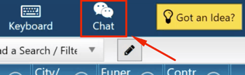 chat button