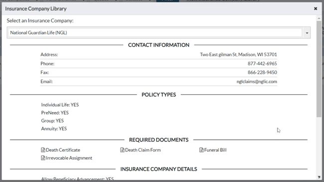 see company details
