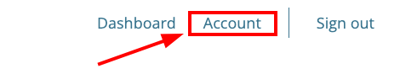 account settings link