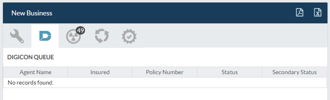 digicon queue tab