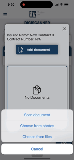 scan multiple documents