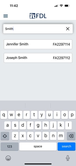 policy search bar