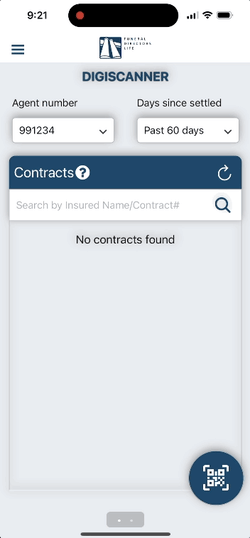 swipe to uploaded documents